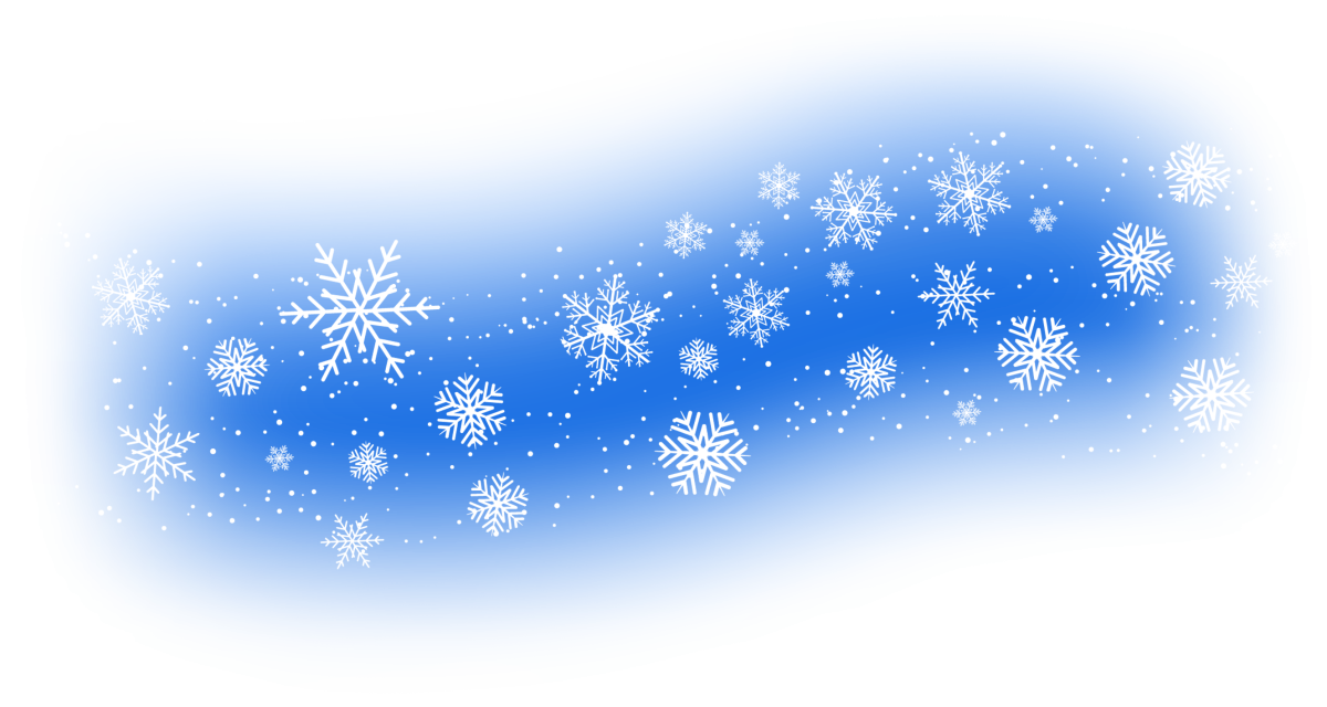 Снежный фон