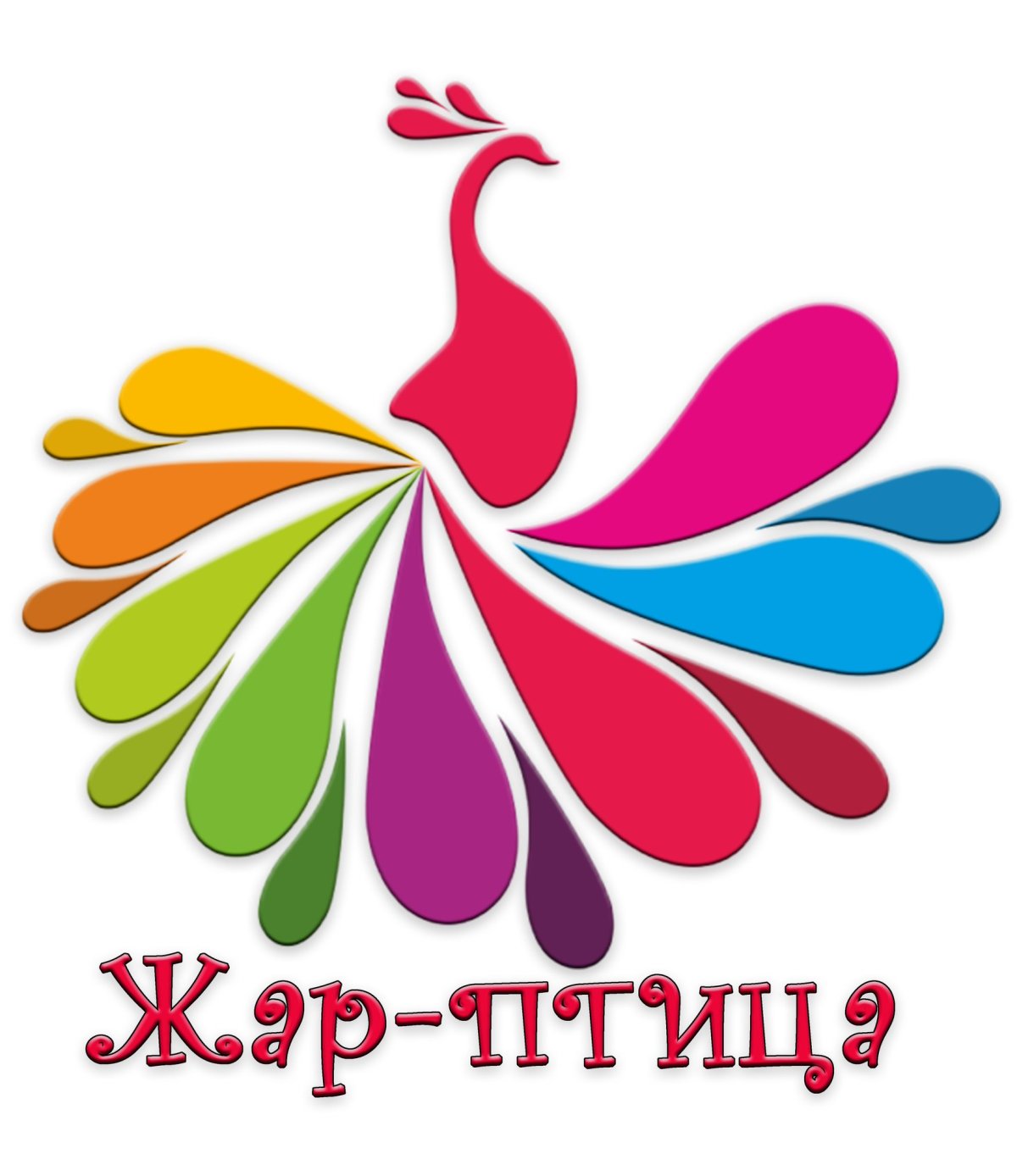 Птица Феникс батик