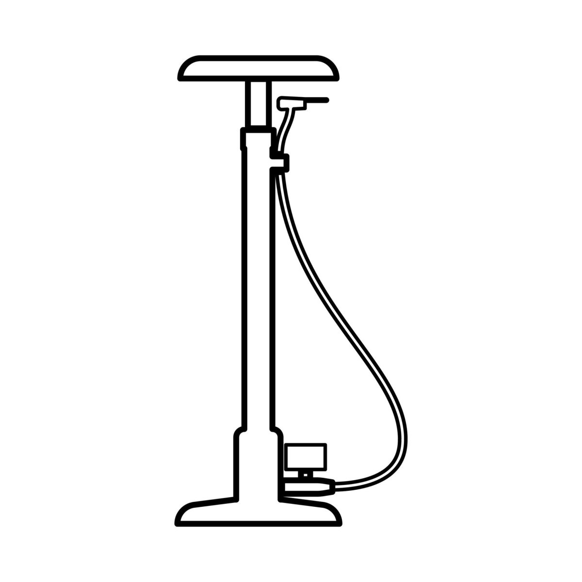 Насос для велосипеда раскраска