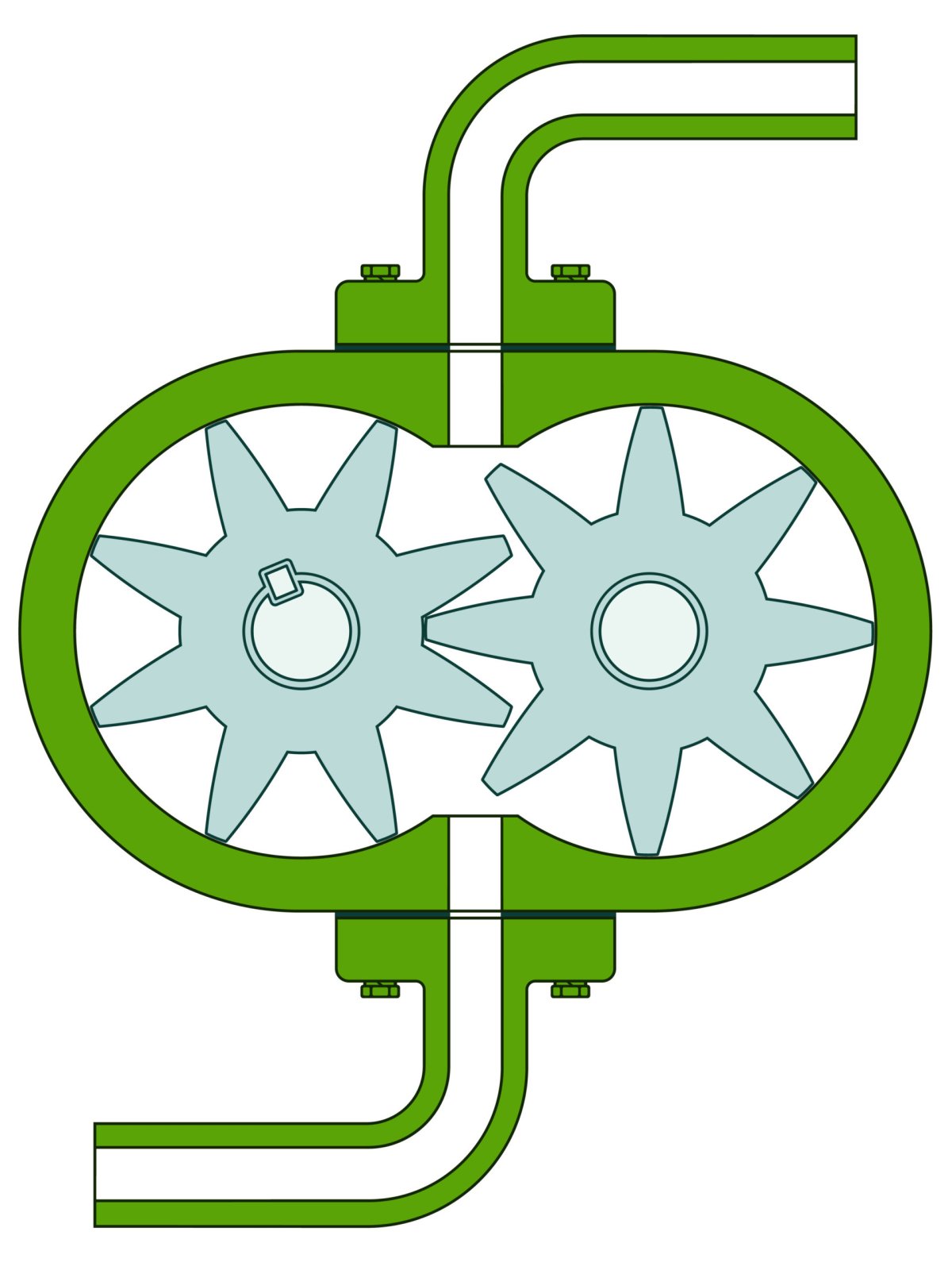 Центробежный насос иконка