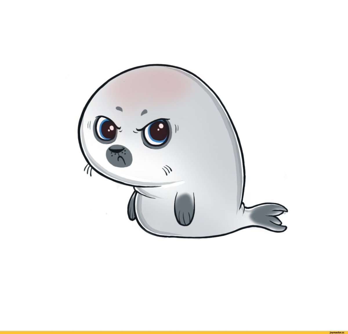 Тюлень мультяшный