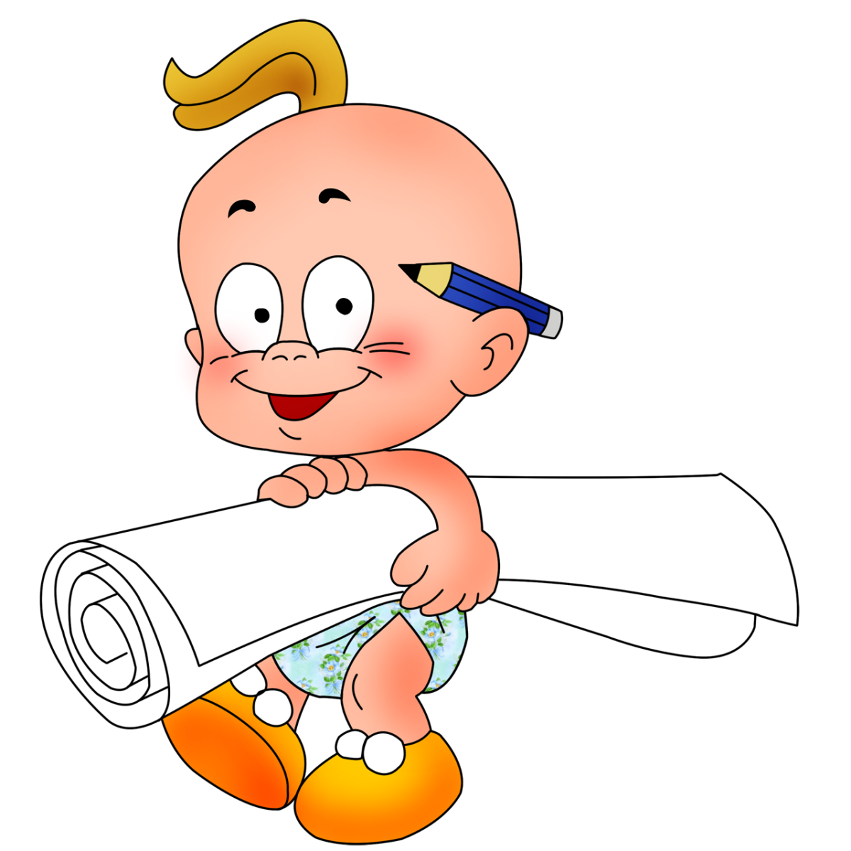 Карапузы на прозрачном фоне