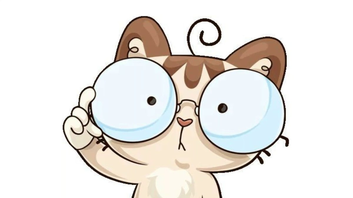 Стикер "котик"