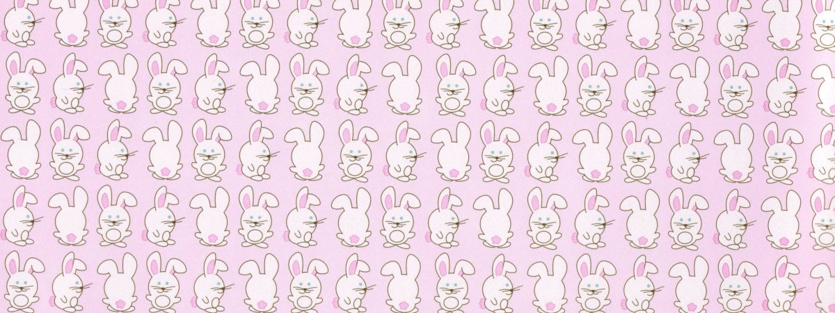 Милый фон с кроликами