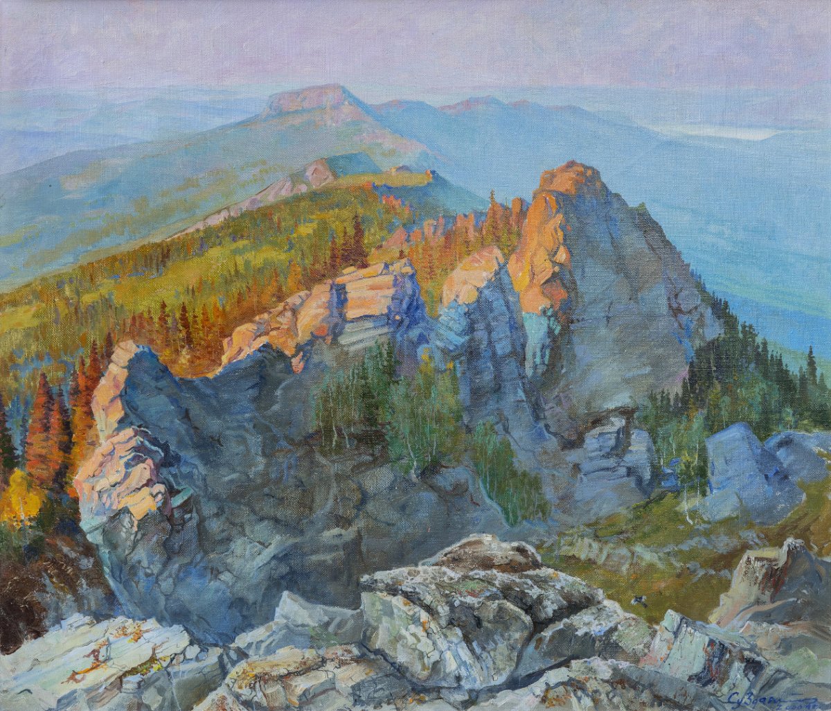 Трафарет горы