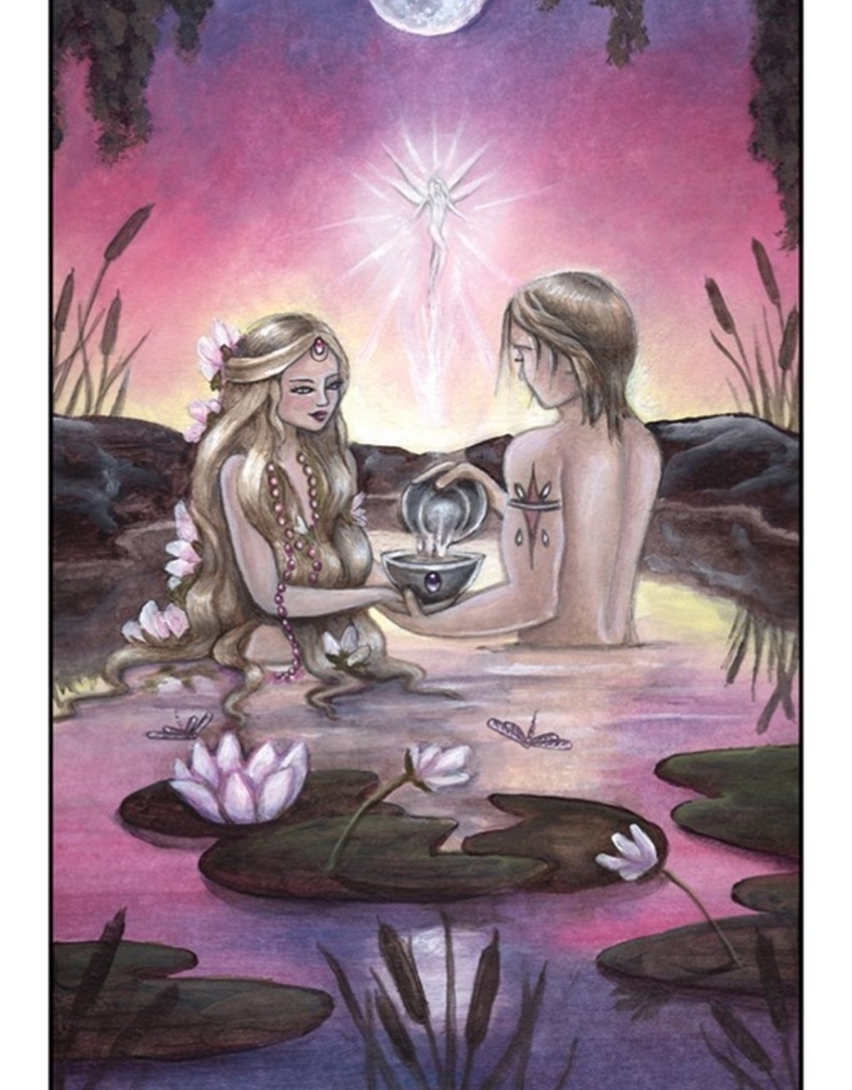 Двойка кубков Райдер Уэйт