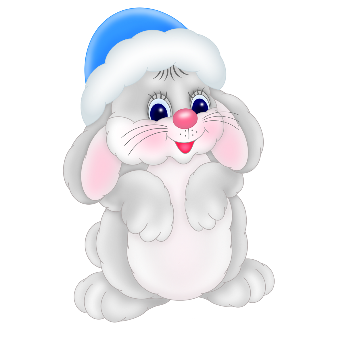 Новогодний зайчик для детей