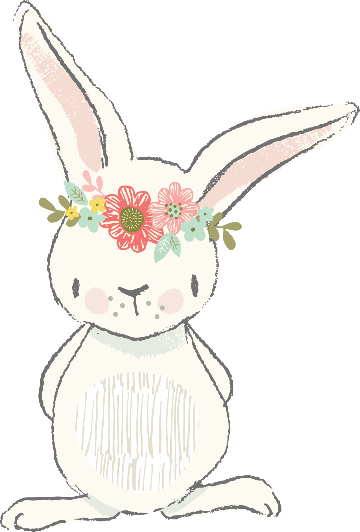 Кролик для срисовки