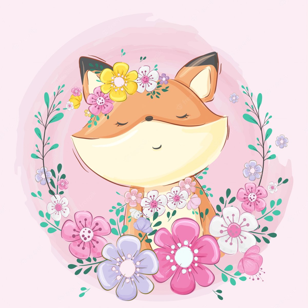 Лисичка рукодельница вышивка