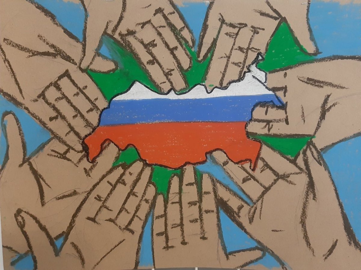 В единстве сила рисунок