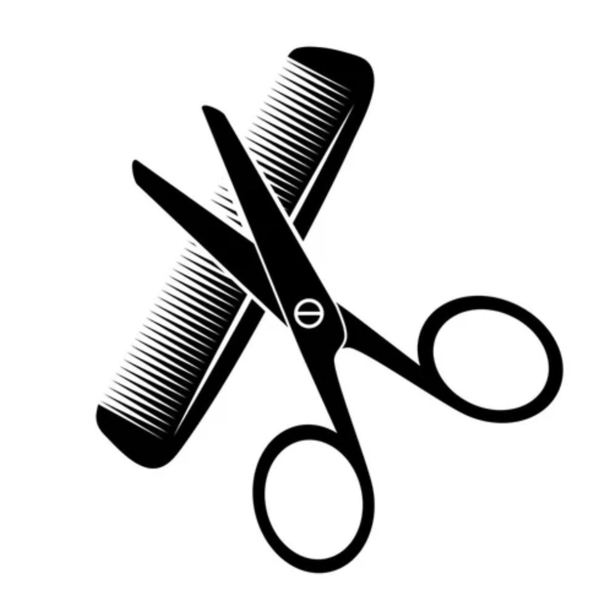 Barber расческа ножницы вектор