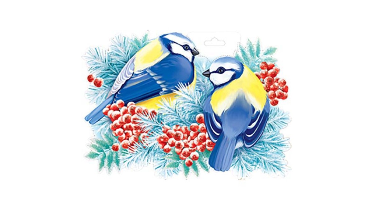 Синичка без фона