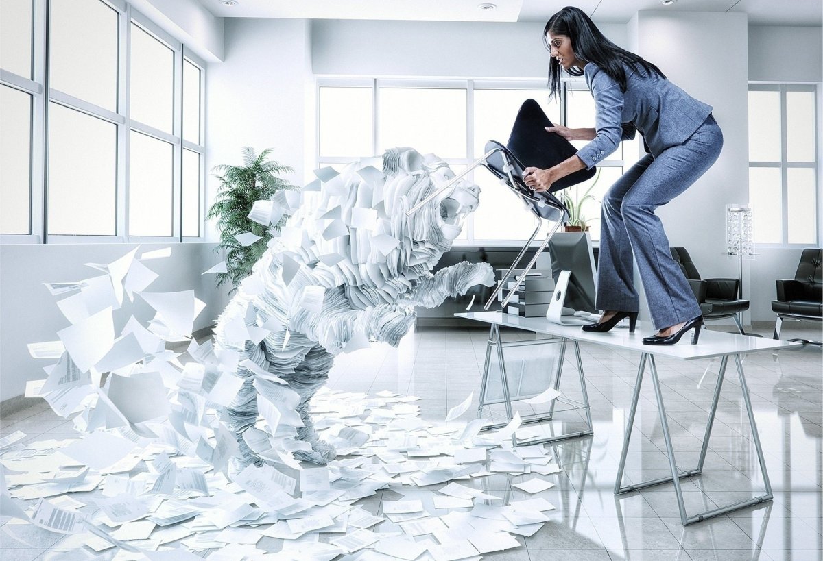 Работники Flat иллюстрация