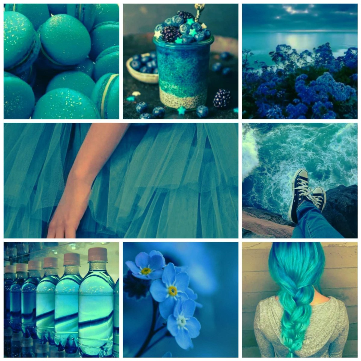 Эстетика цветов синий