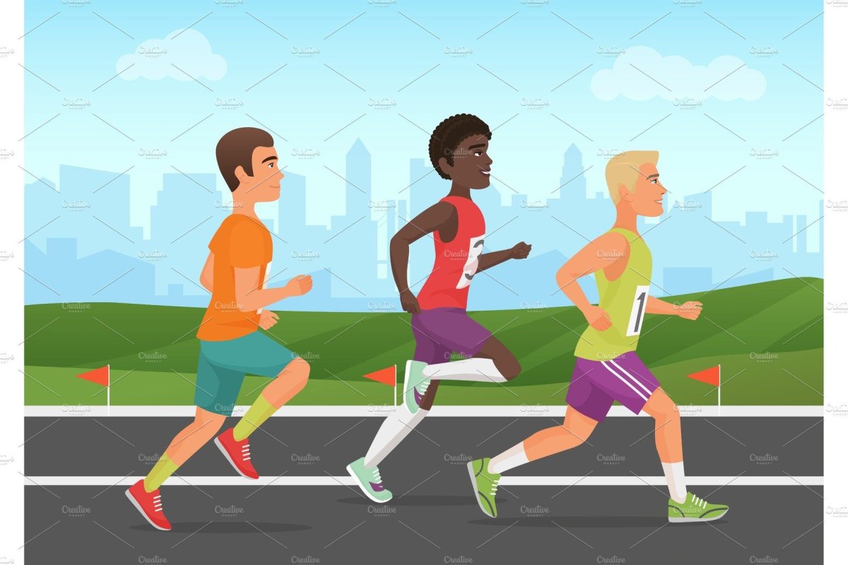 Дети-спортсмены бег