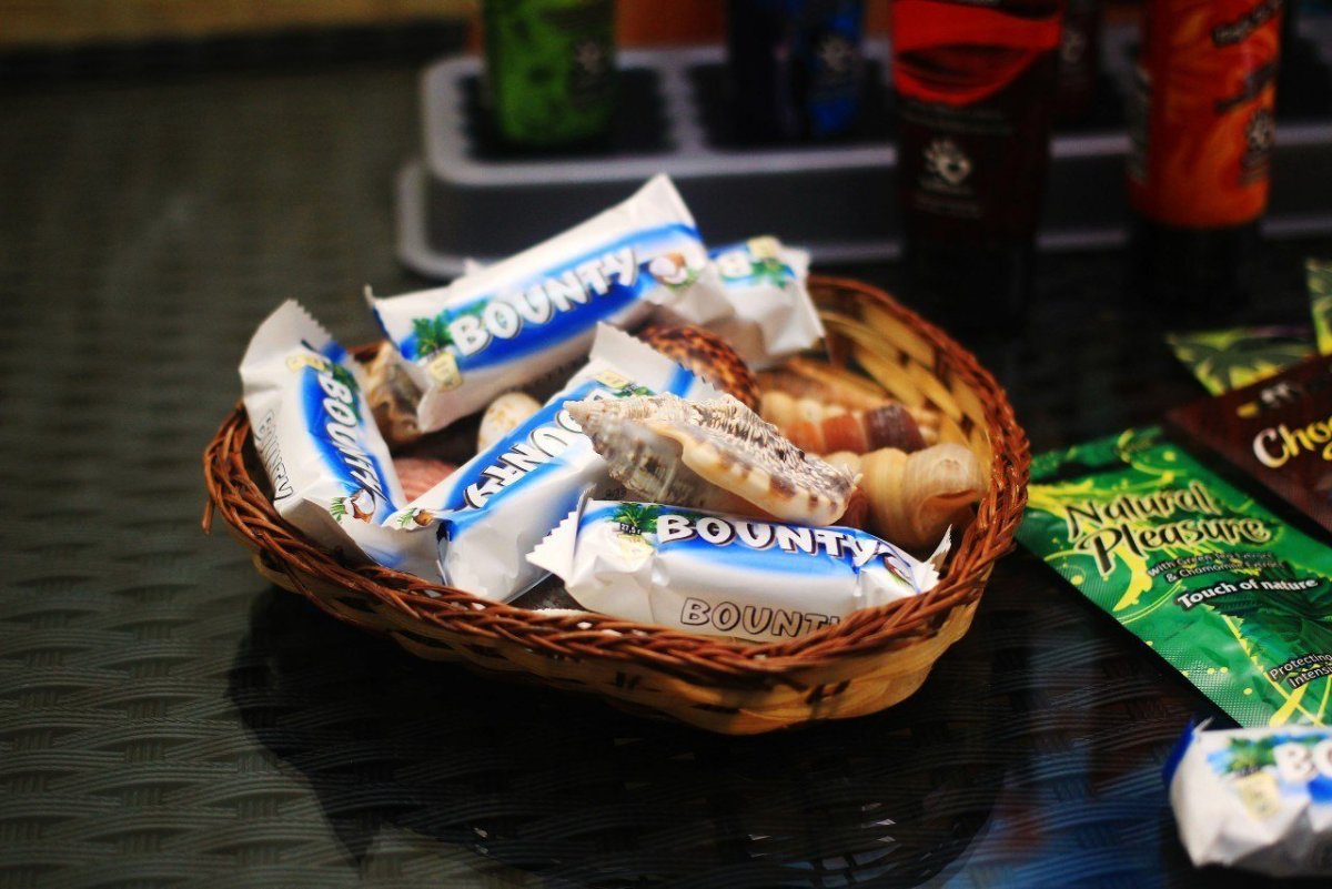 Шоколадка Баунти дзен блоггер