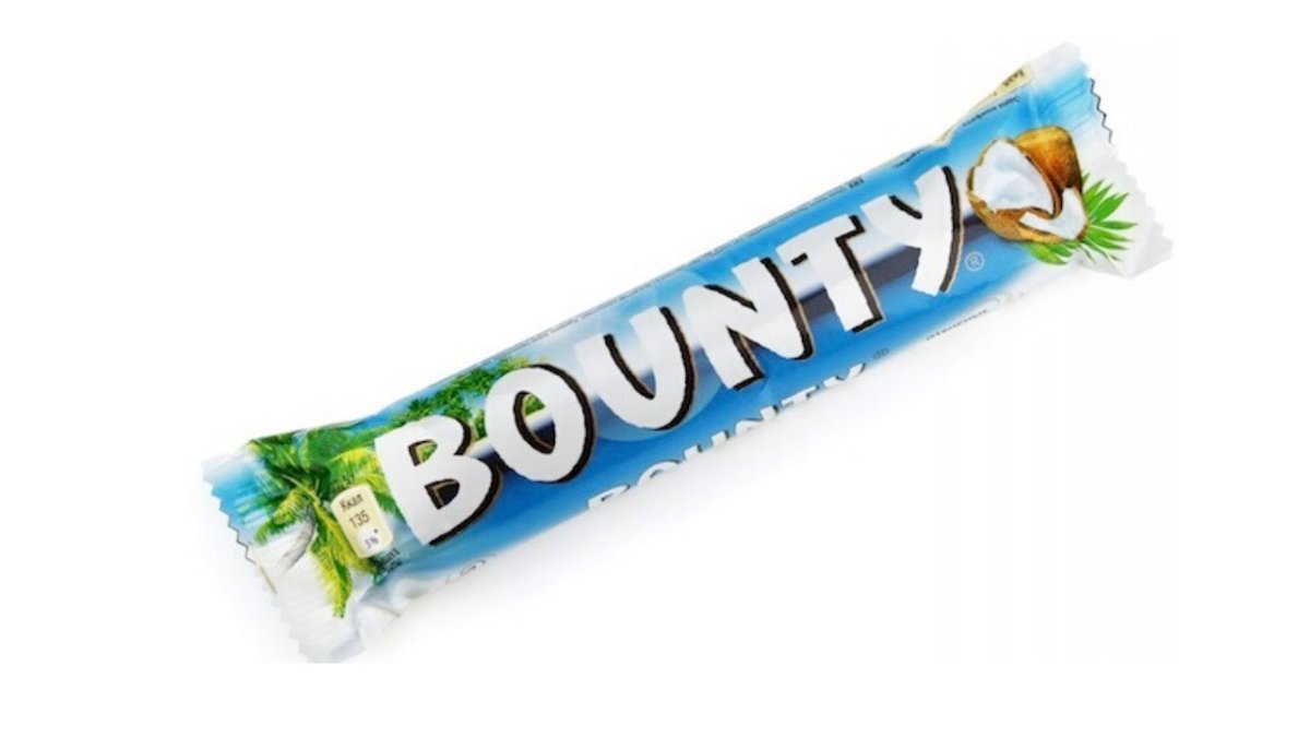 55г ШОК батончик Bounty молочный