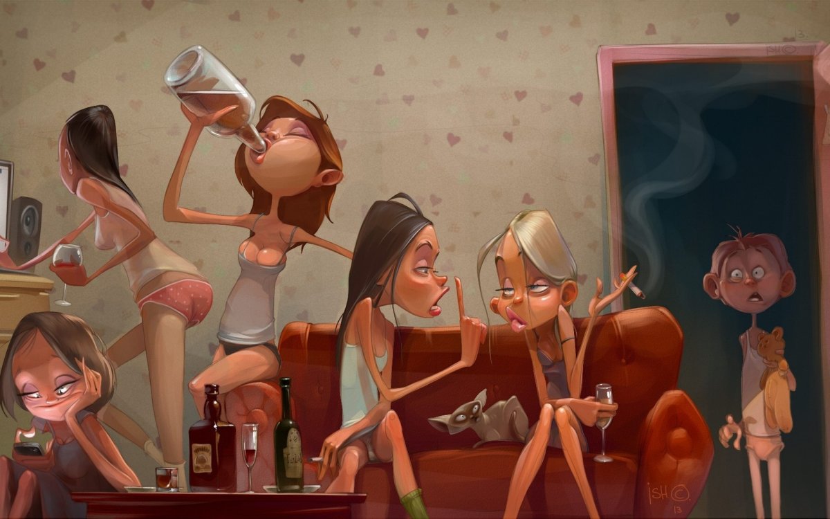 Вечеринка очкариков