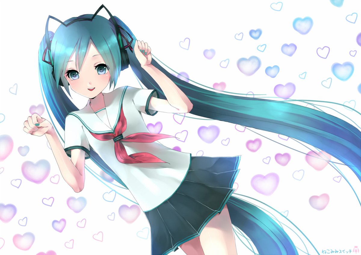 Мику смущение