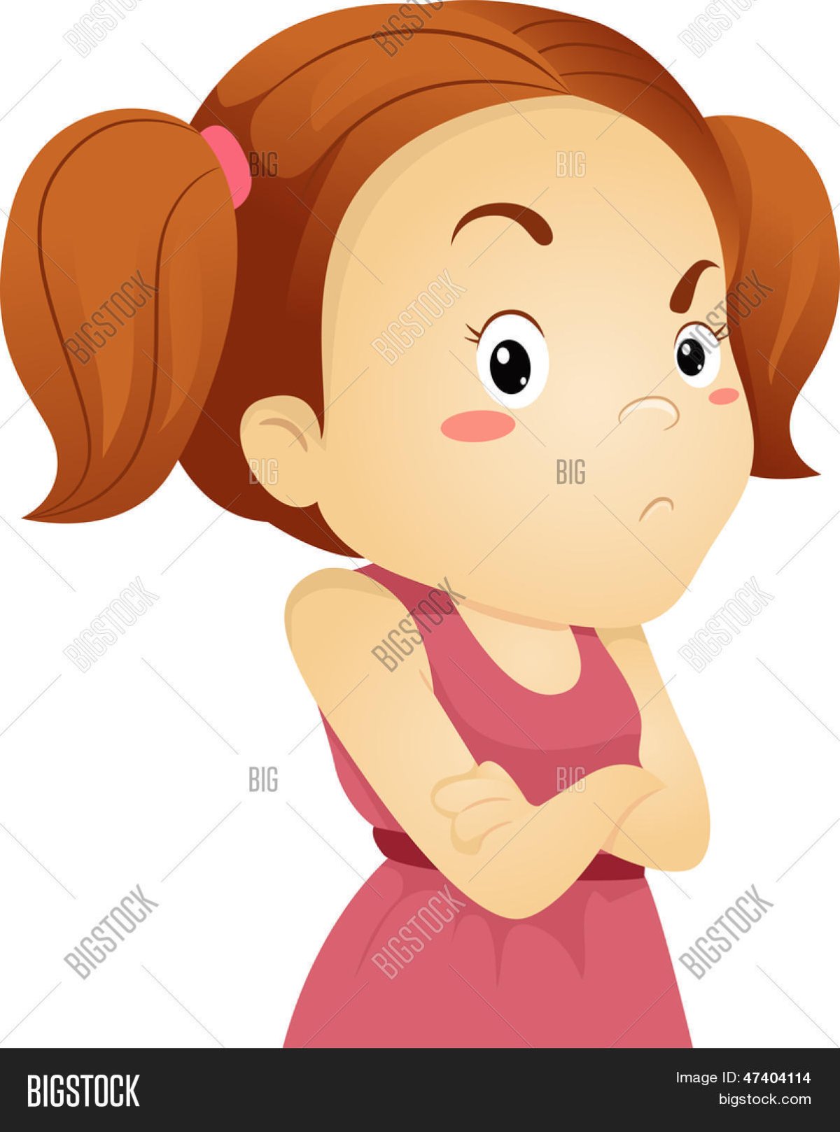 Обиженный ребенок вектор