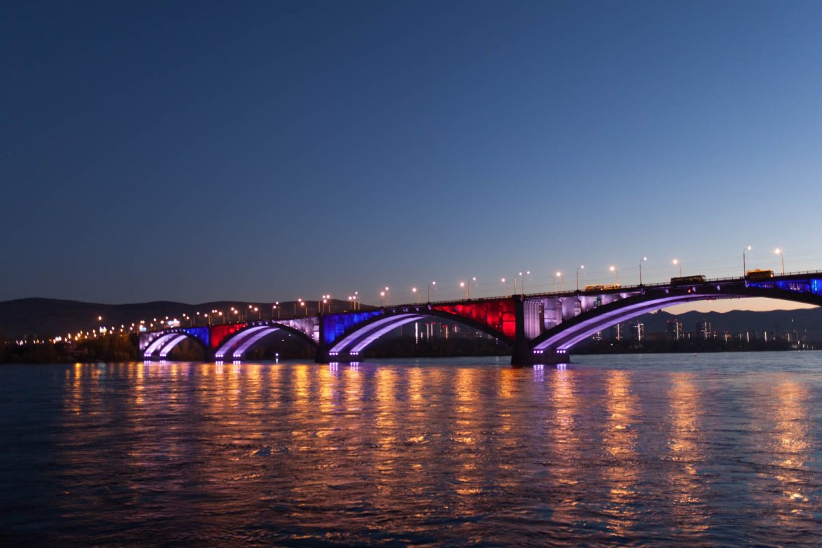 Красноярск вечером