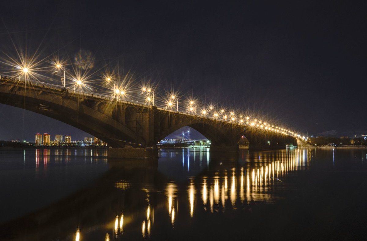 Ночной Красноярск