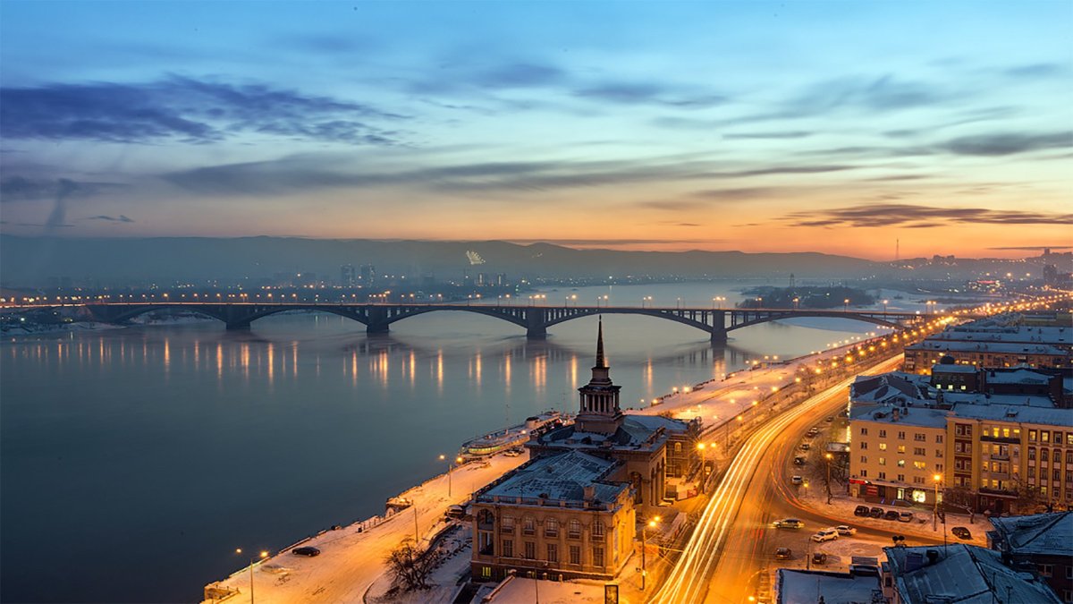 Енисей город Красноярск