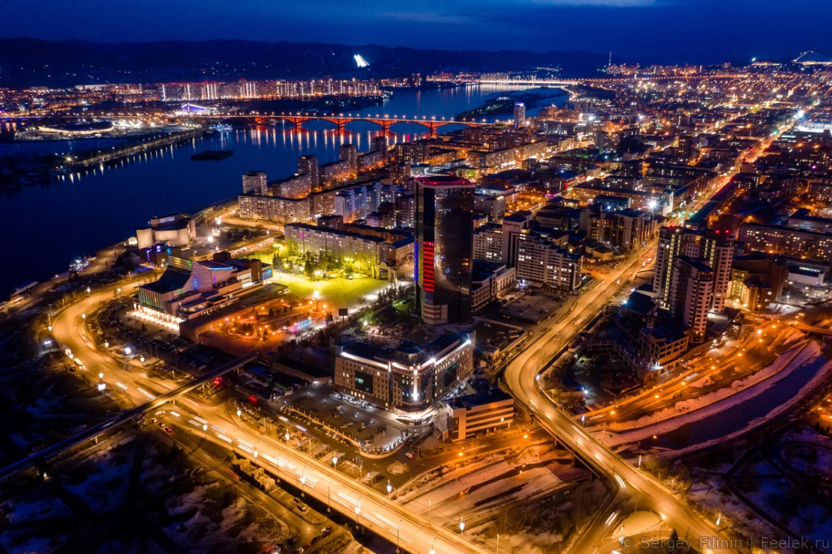 Вантовый мост Красноярск