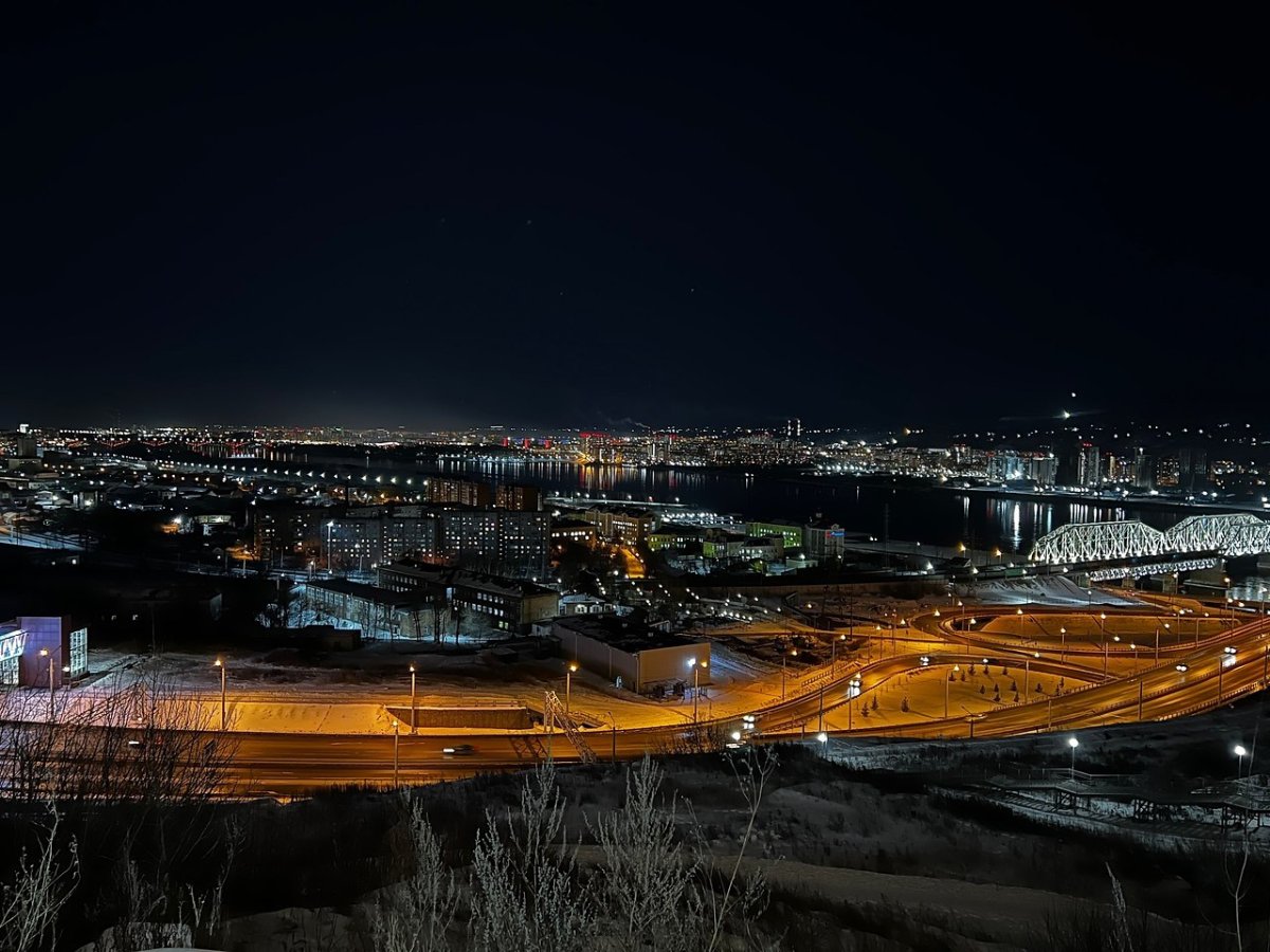 Набережная Енисея Красноярск