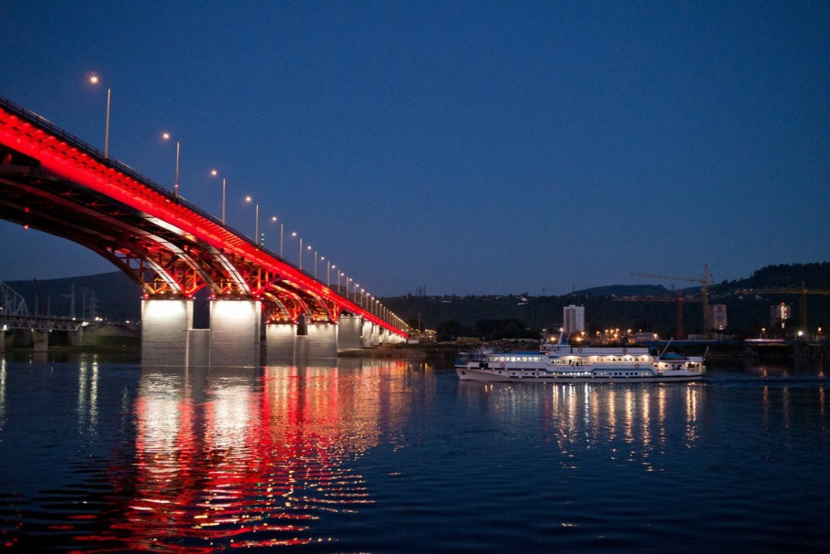 Набережная Енисея Красноярск