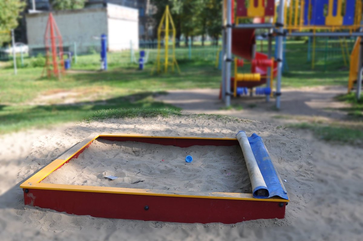 Украсить песочницу в детском саду