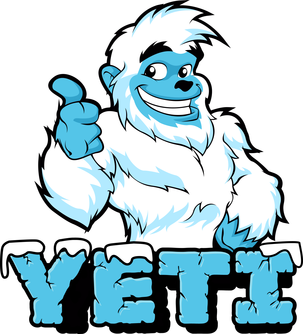 Етти снежный человек рисунок