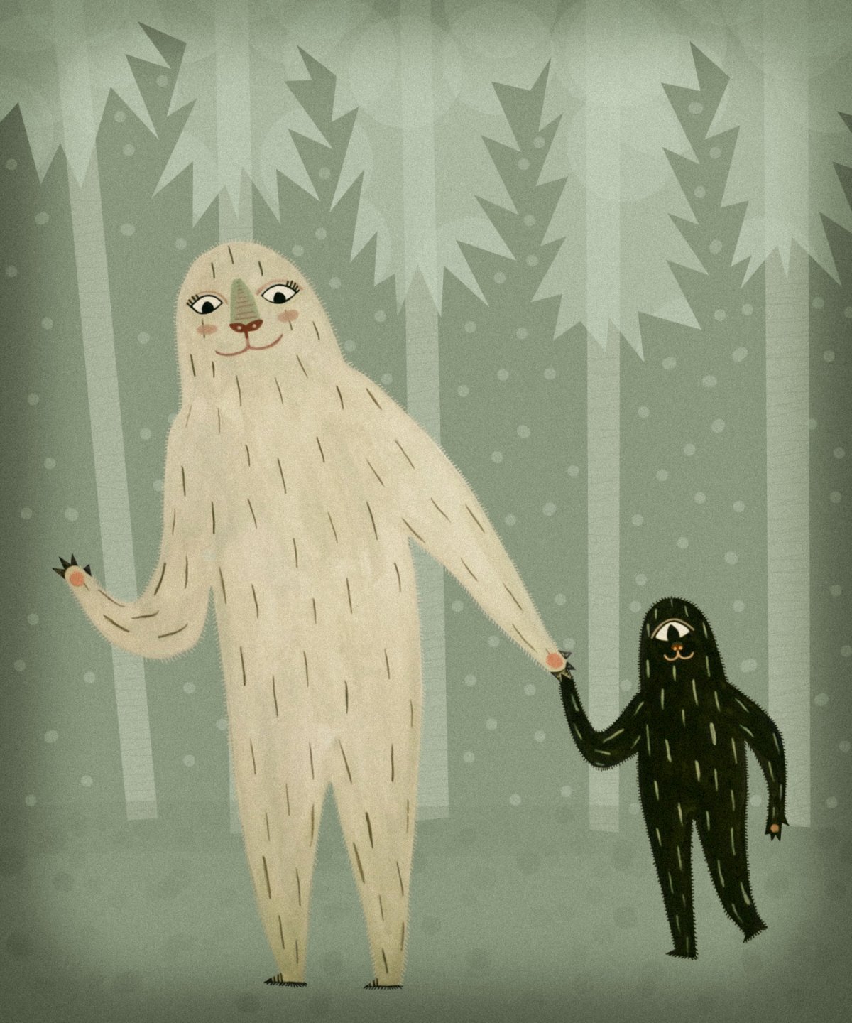 Семья Йети арт