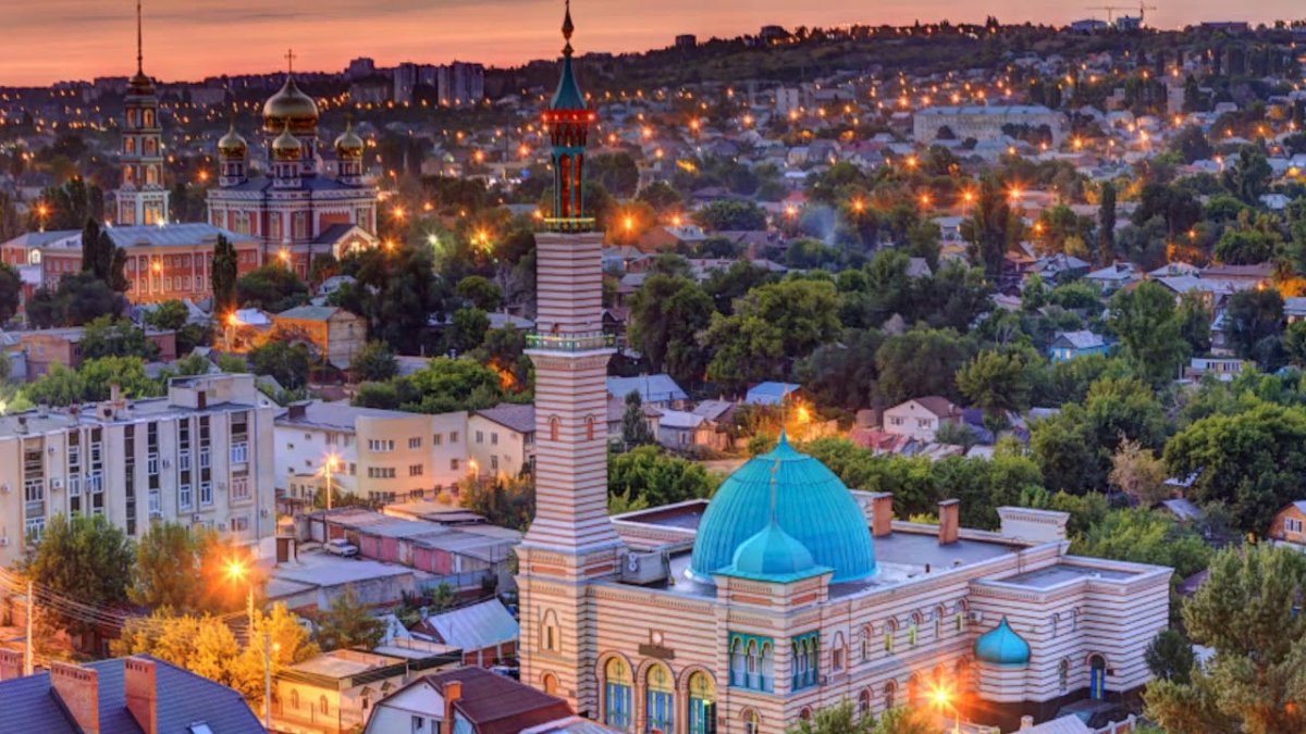 Саратов с высоты птичьего полета