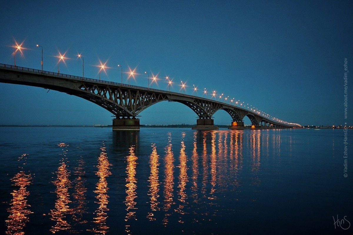 Мост Саратов Энгельс