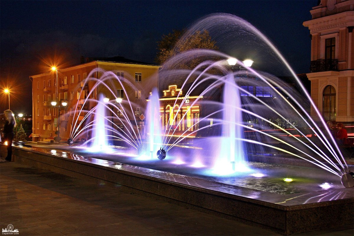 Фонтан Каскад Саратов