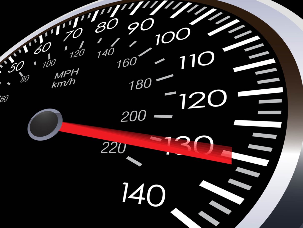 Квадратный спидометр