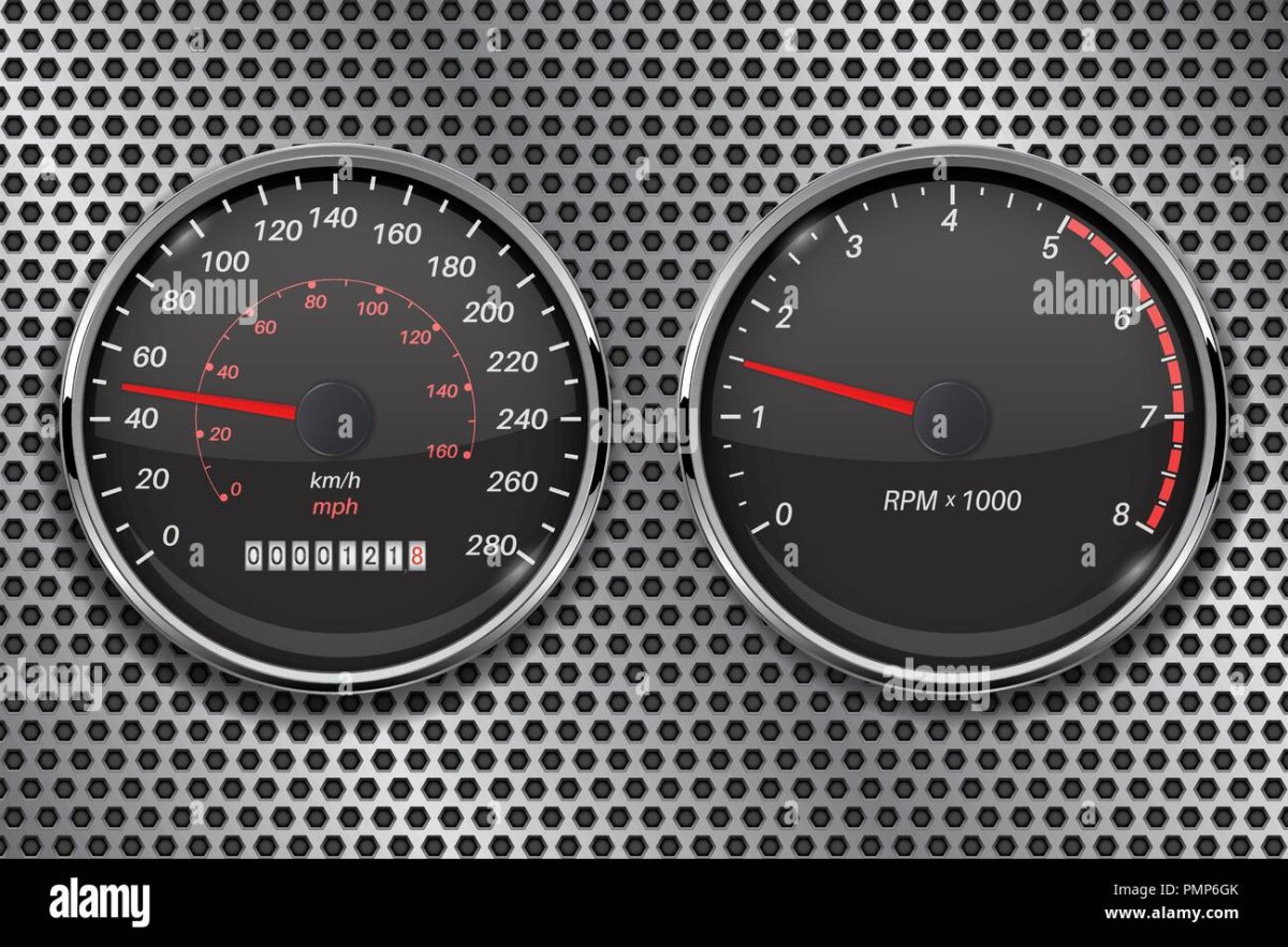 140 На спидометре