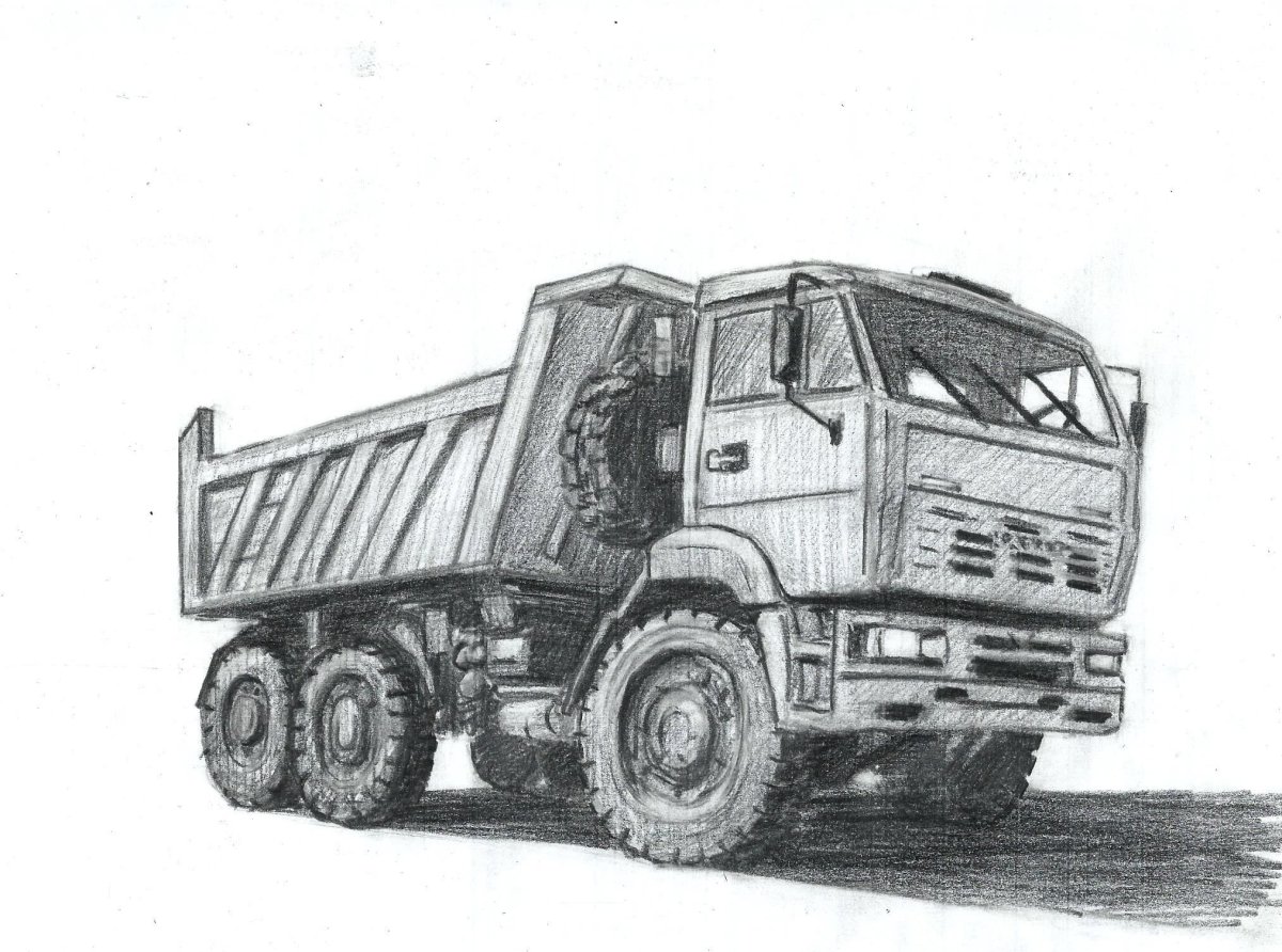 КАМАЗ 4310 разукрашки