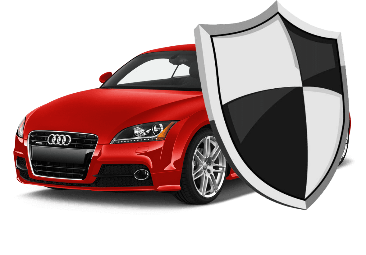 Свадебная машина на прозрачном фоне