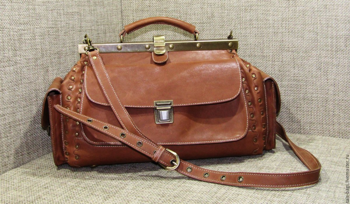 Саквояж Palio ozp4717, натуральная кожа