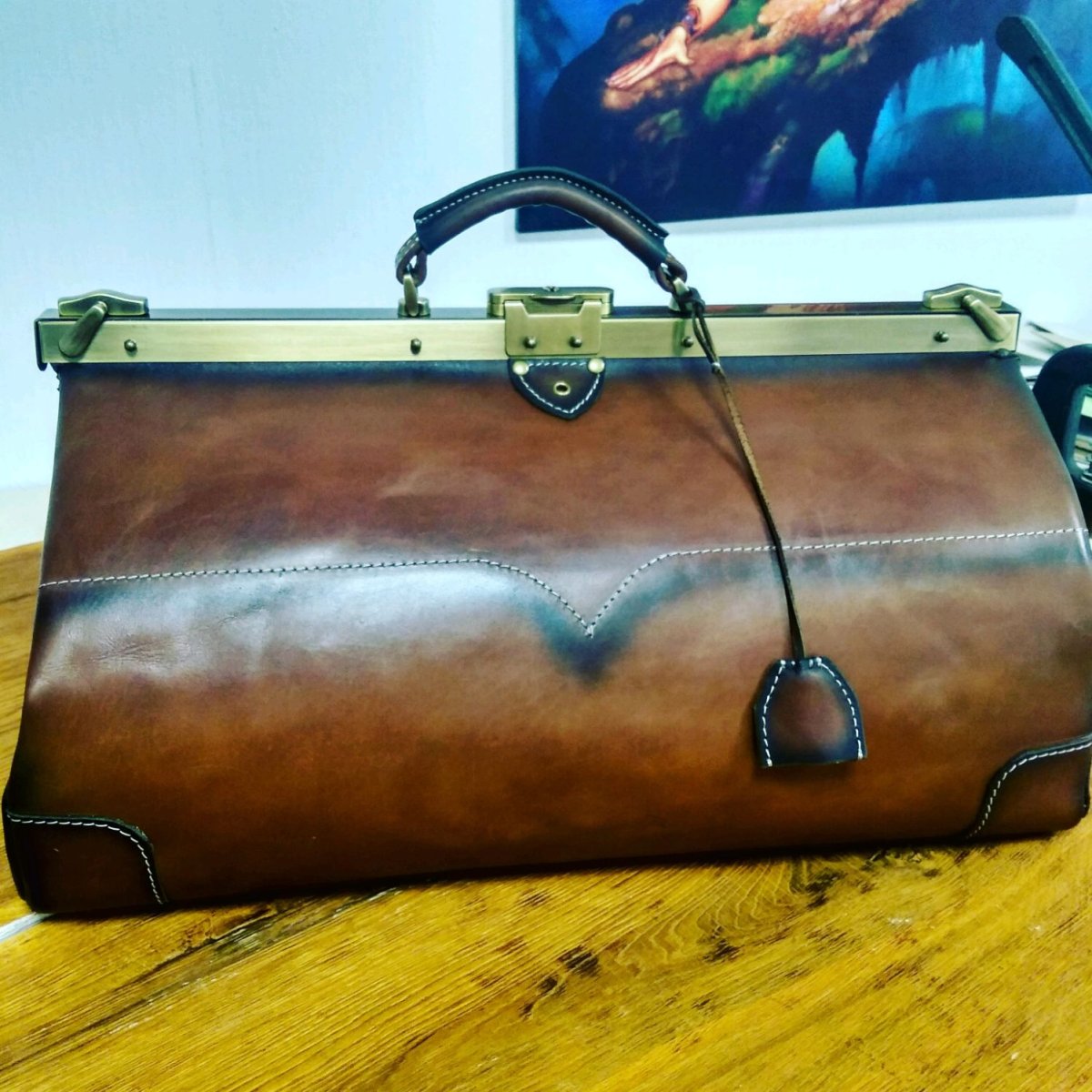 Саквояж ra Bock Fine Leather Doctor Bag