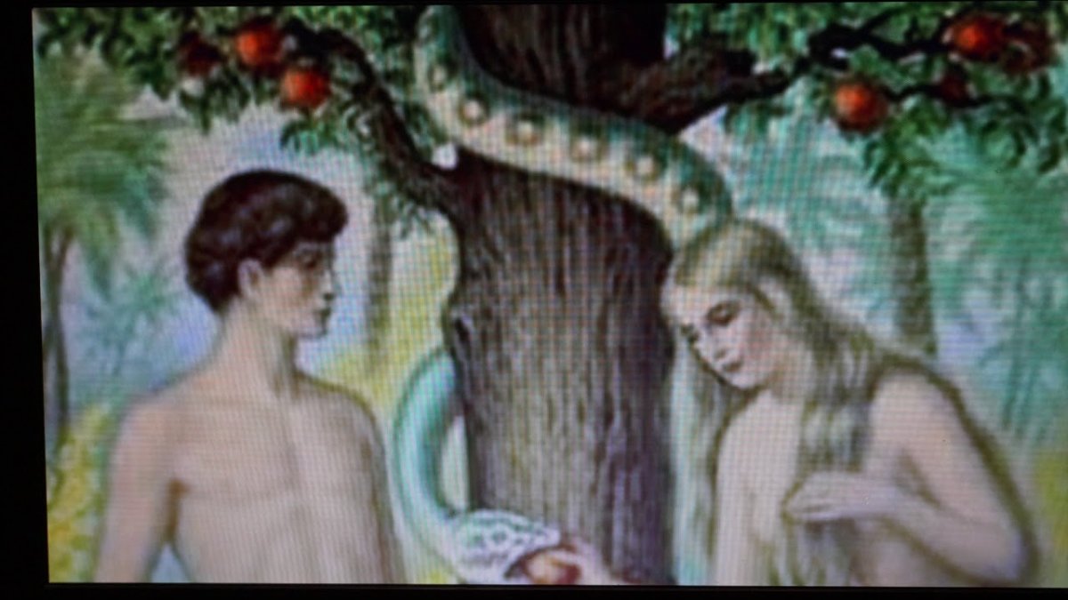 Ева змей искуситель яблоко