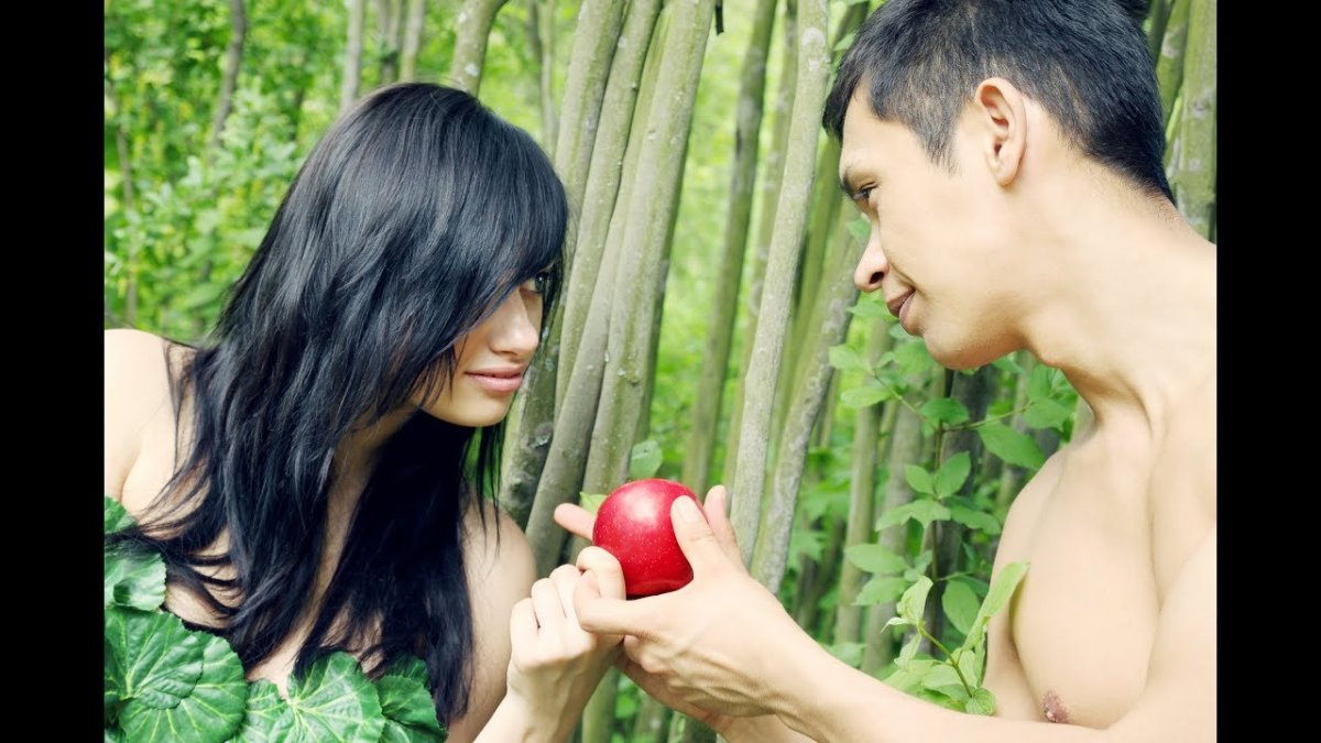 Адам и ева яблоко Запретный плод