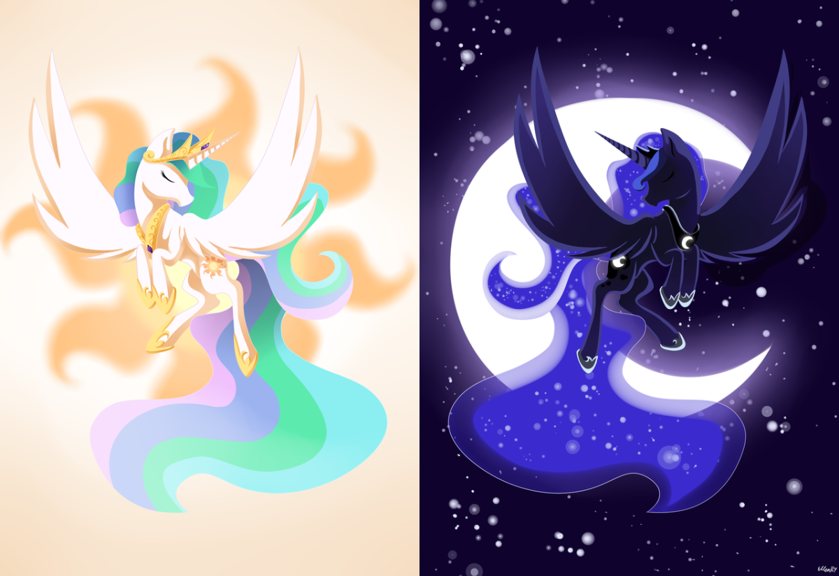 Слияние Селестии и Луны