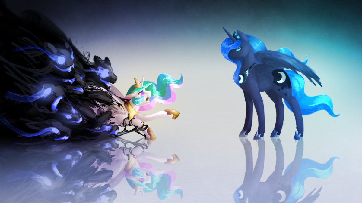 Злая Селестия и Луна