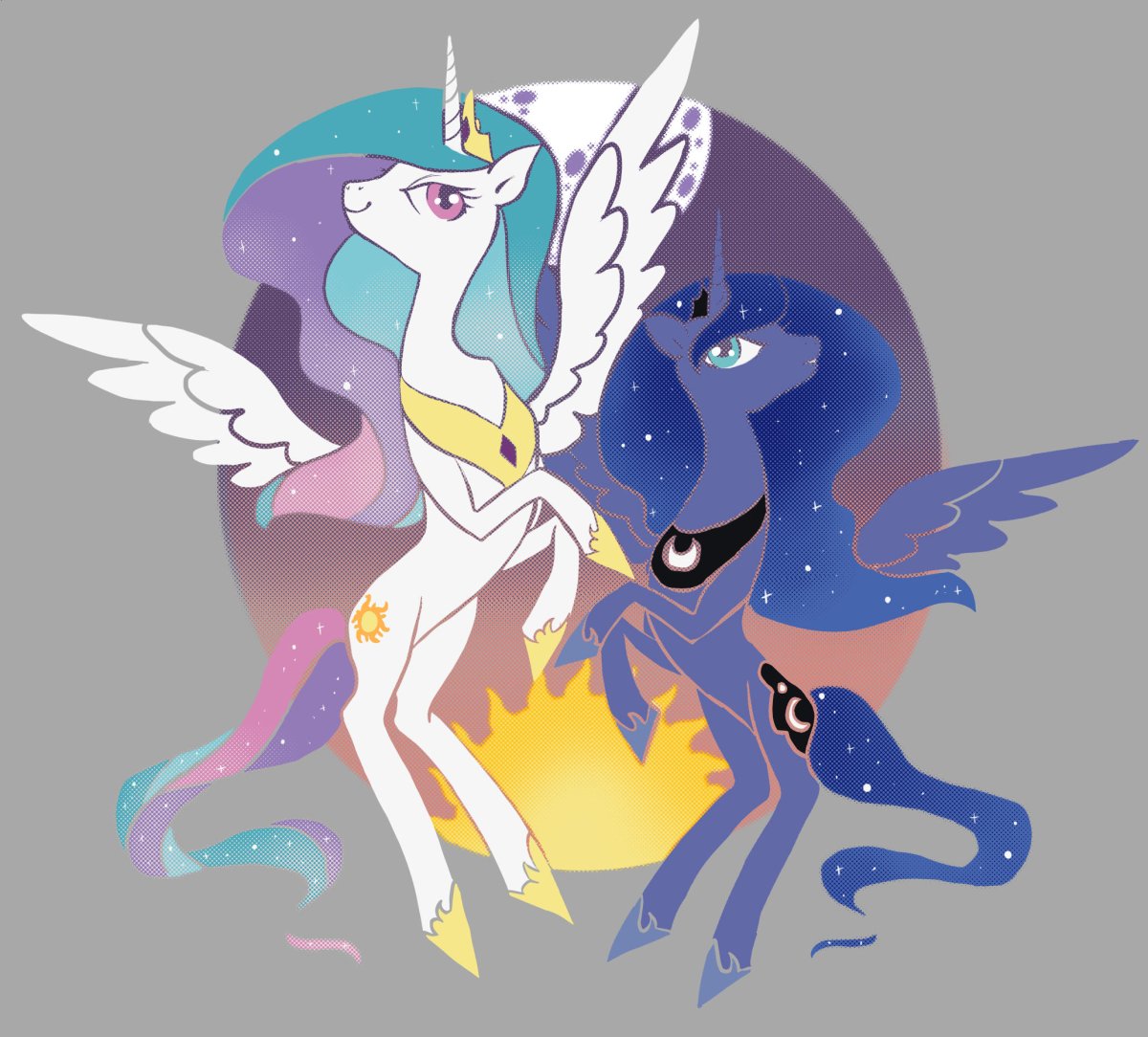 Принцесса Селестия и ее сестра