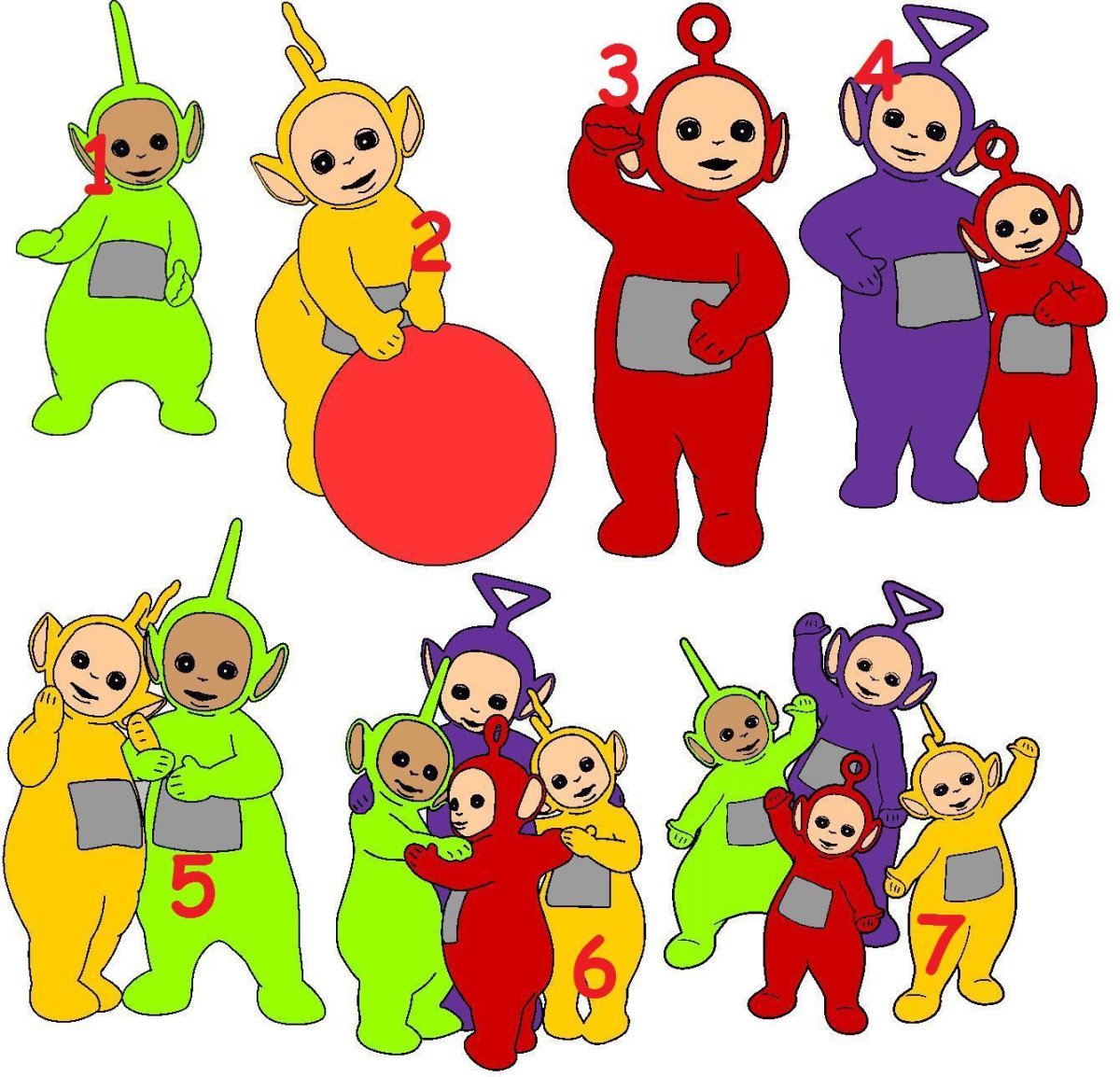 Дети телепузиков