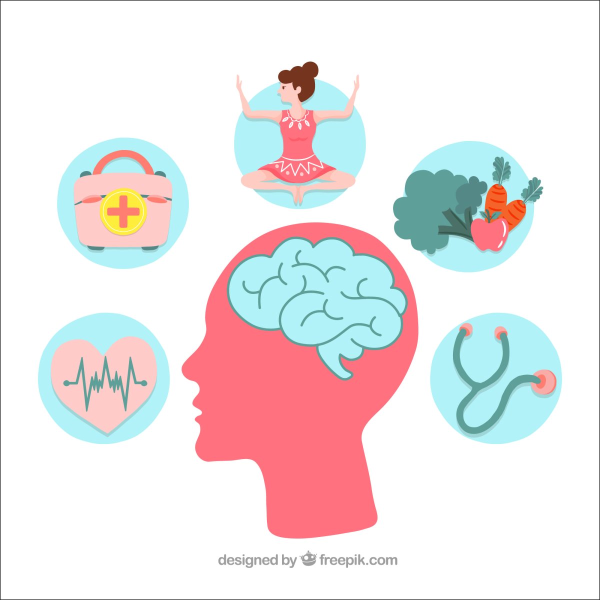 Психическое здоровье иллюстрация