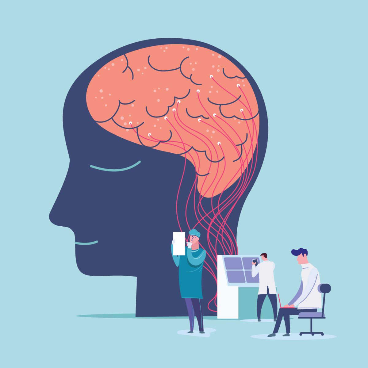 Векторные иллюстрации психология